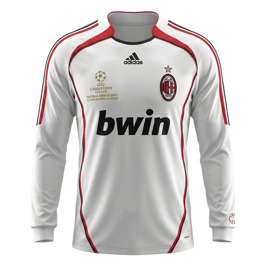 AC Milan 2006/07 Vieras Pitkähihainen Retro-pelipaita Miesten