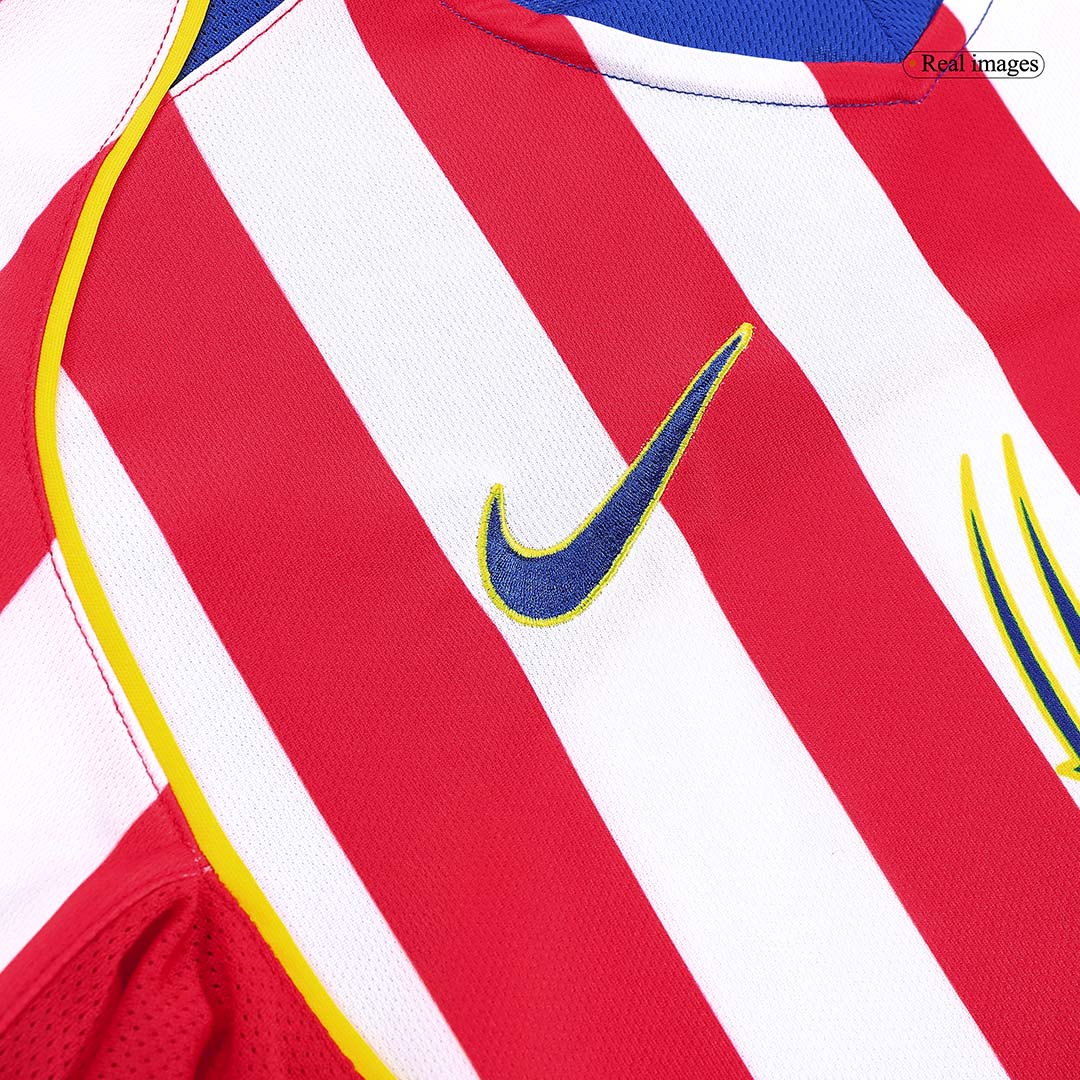 Atletico Madrid 2004/05 Koti Retro-pelipaita Miesten