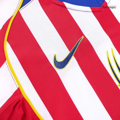 Atletico Madrid 2004/05 Koti Retro-pelipaita Miesten