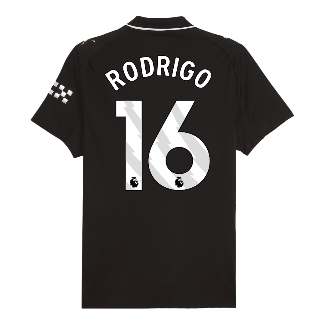 Manchester City 2025/26 Vieras Pelipaita (Player Version) Miesten RODRIGO #16