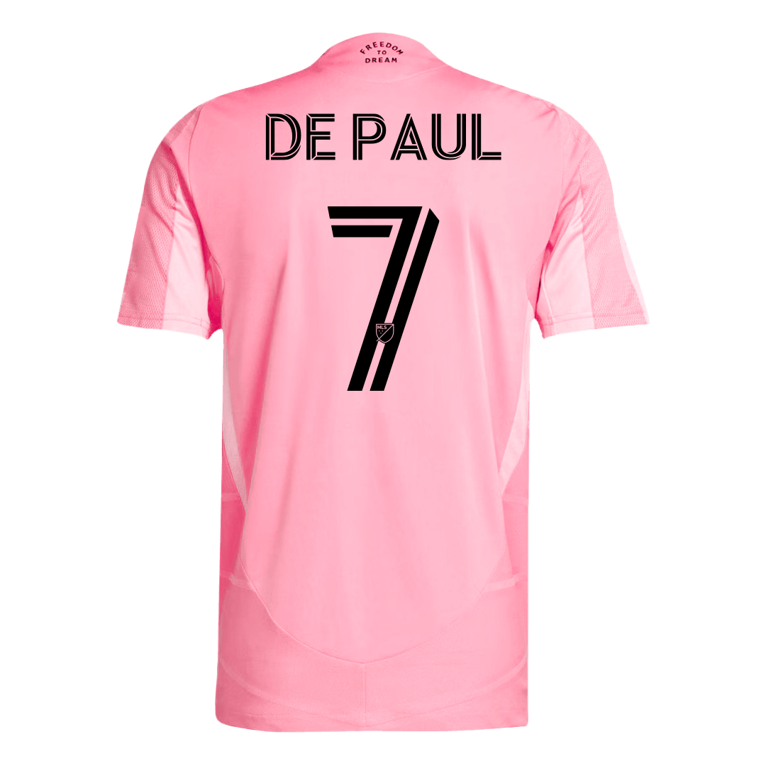 Inter Miami CF 2025 Koti Pelipaita (Player Version) Miesten DE PAUL #7
