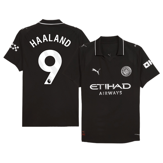 Manchester City 2025/26 Vieras Pelipaita (Player Version) Miesten HAALAND #9