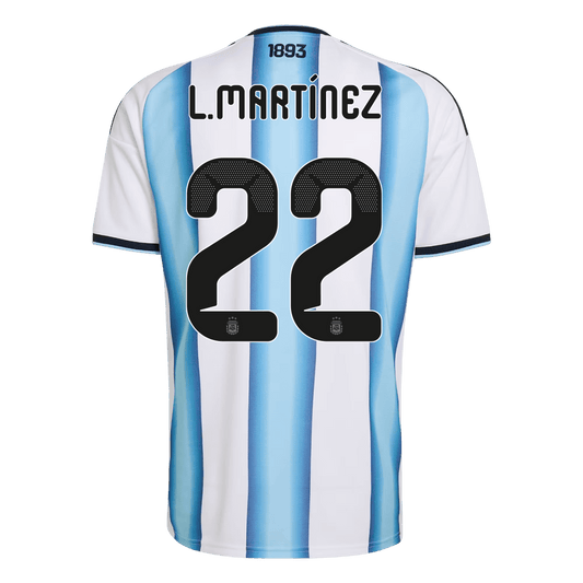 Argentina World Cup 2026 Koti Pelipaita Miesten L.MARTÍNEZ #22 [PREMIUM]