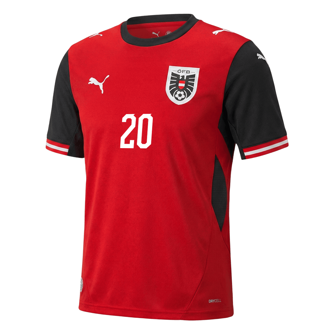 Austria World Cup 2026 Koti Pelipaita Miesten LAIMER #20