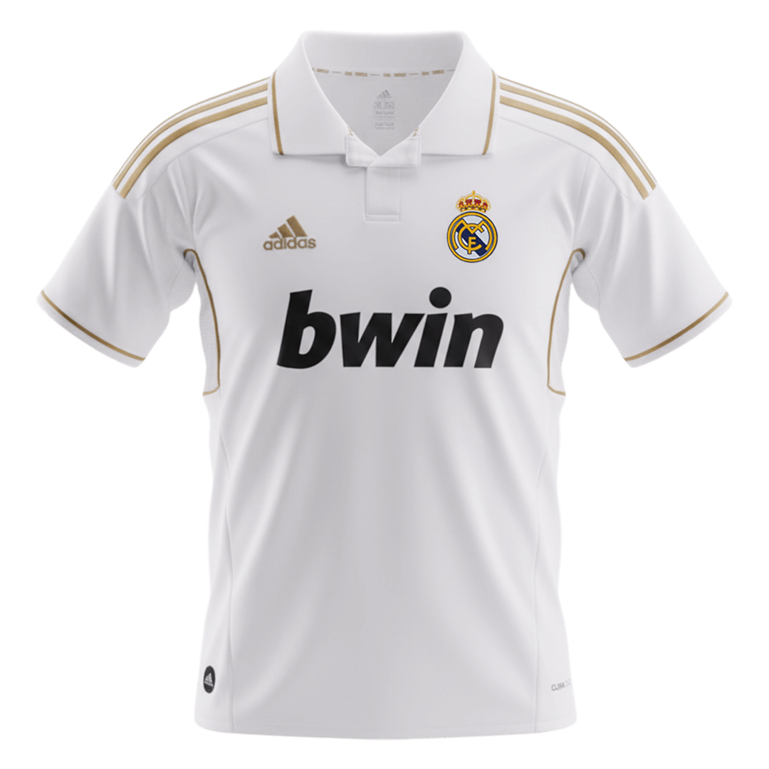 Real Madrid 2011/12 Koti Retro-pelipaita Miesten