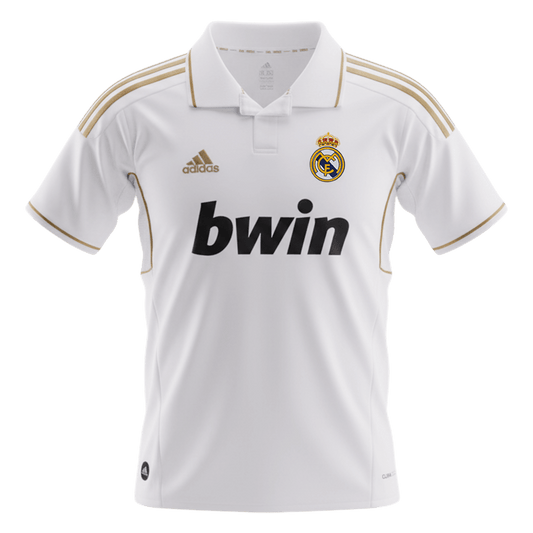 Real Madrid 2011/12 Koti Retro-pelipaita Miesten