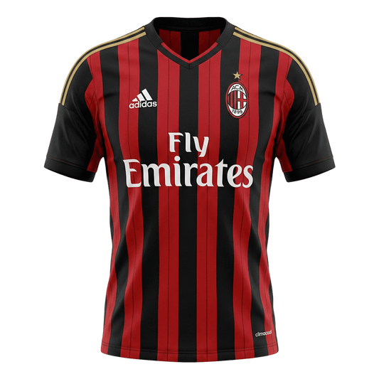 AC Milan 2013/14 Koti Retro-pelipaita Miesten