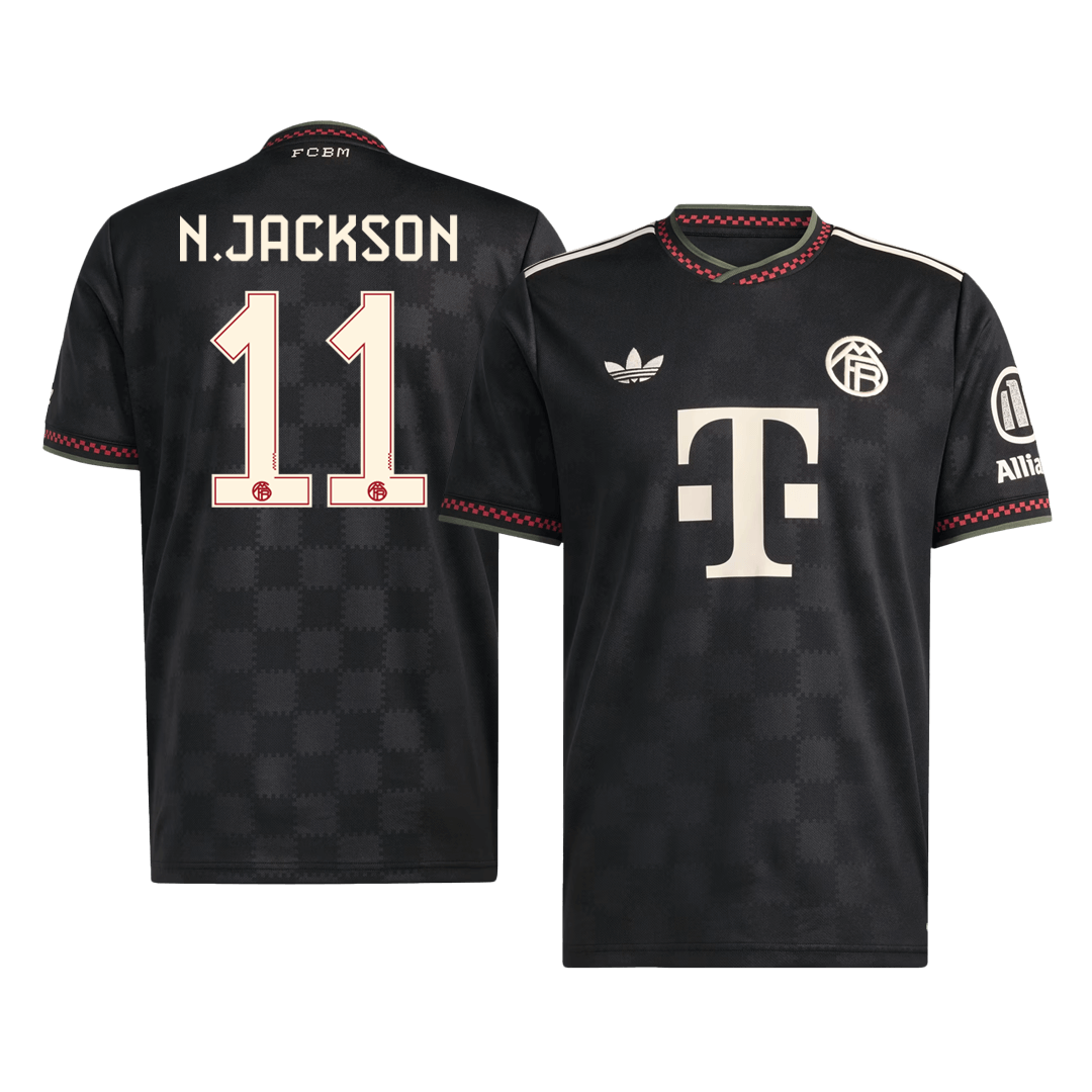 Bayern Munich 2025/26 Kolmas Pelipaita Miesten N.JACKSON #11
