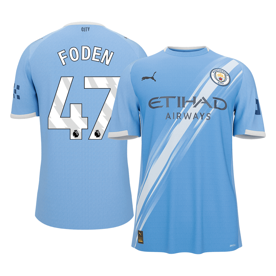 Manchester City 2025/26 Koti Pelipaita Miesten FODEN #47 [PREMIUM]