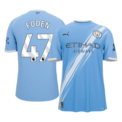 Manchester City 2025/26 Koti Pelipaita Miesten FODEN #47 [PREMIUM]