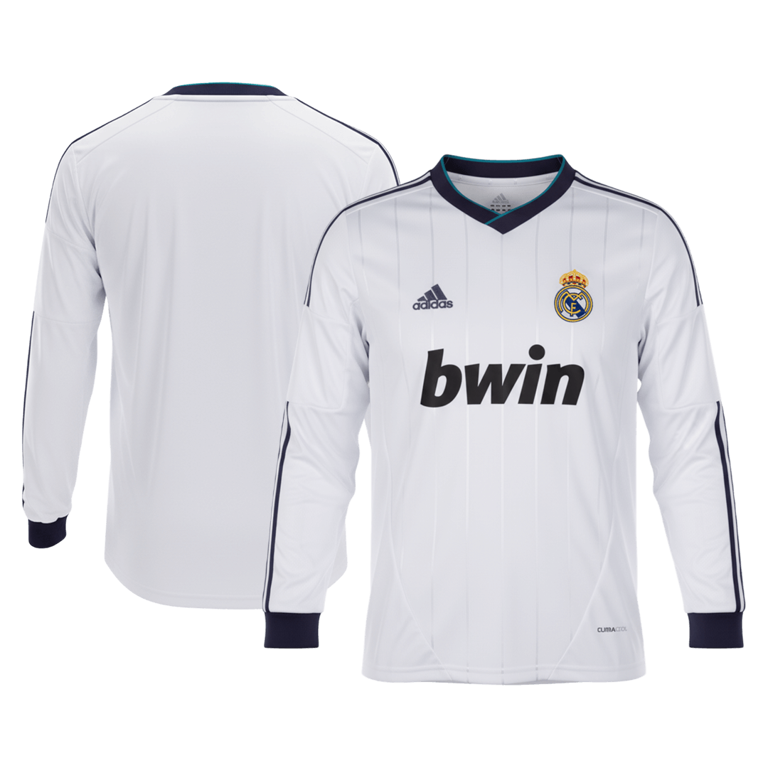 Real Madrid 2012/13 Koti Pitkähihainen Retro-pelipaita Miesten