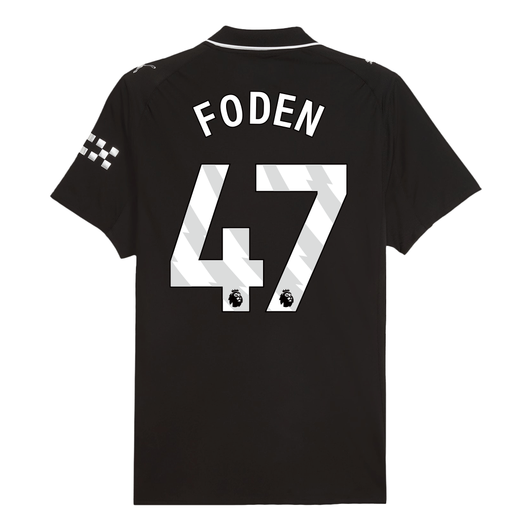 Manchester City 2025/26 Vieras Pelipaita (Player Version) Miesten FODEN #47