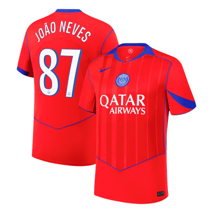 PSG 2025/26 Kolmas Pelipaita Miesten JOÃO NEVES #87