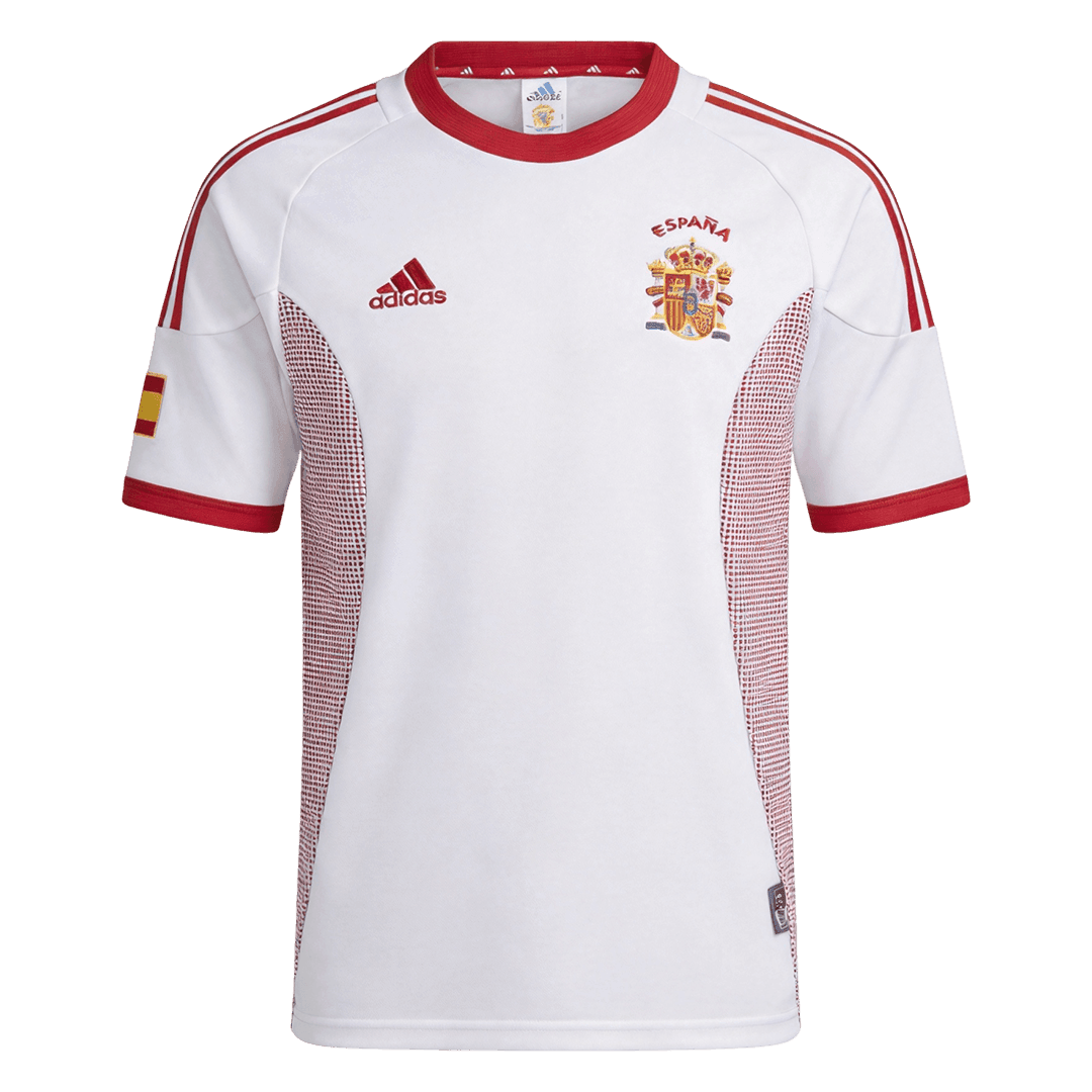 Spain World Cup 2002 Vieras Retro-pelipaita Miesten