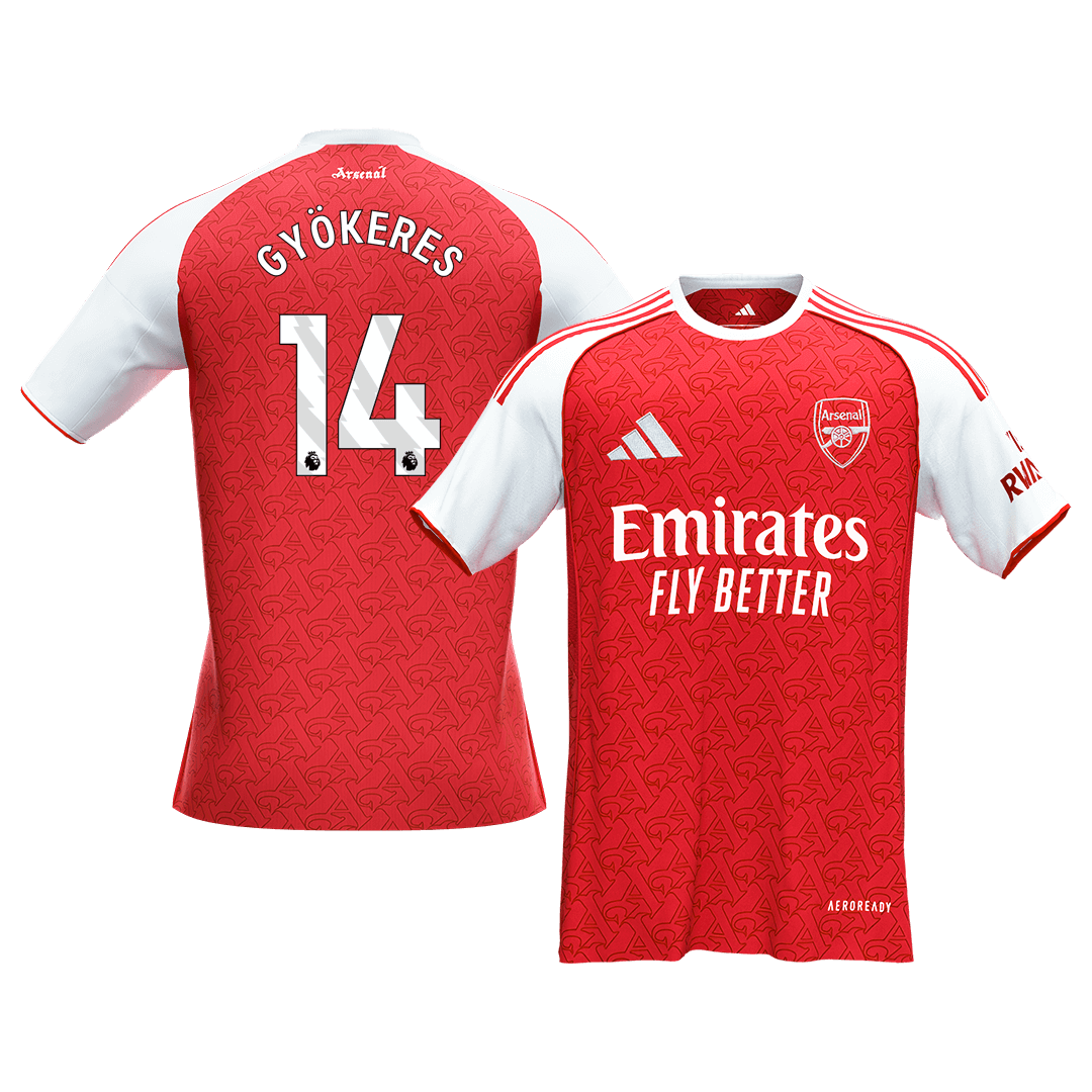 Arsenal 2025/26 Koti Pelipaita Miesten GYÖKERES #14 [PREMIUM]