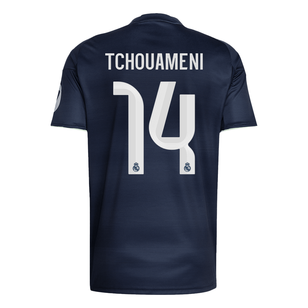 Real Madrid 2025/26 Vieras Pelipaita Miesten TCHOUAMENI #14 [PREMIUM]
