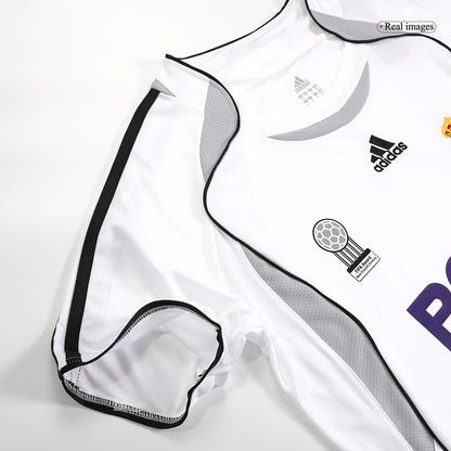Real Madrid 2006/07 Koti Retro-pelipaita Miesten
