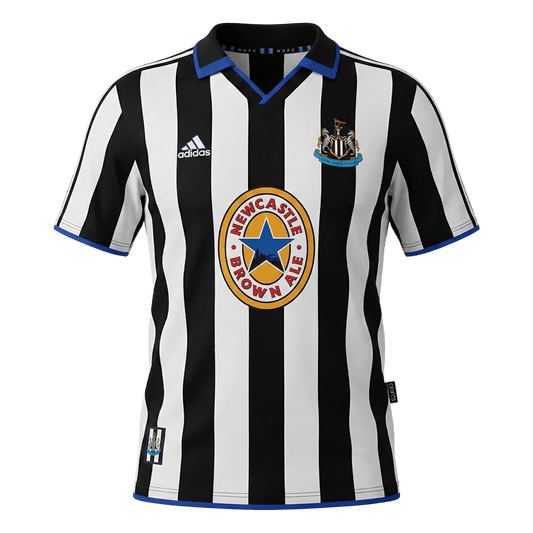 Newcastle United 1999/00 Koti Retro-pelipaita Miesten