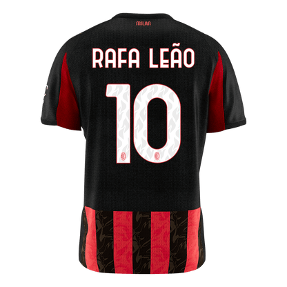 AC Milan 2025/26 Koti Pelipaita Miesten RAFA LEÃO #10 [PREMIUM]
