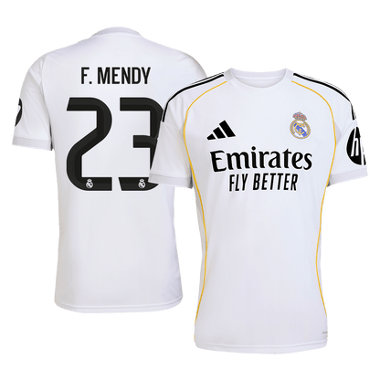 Real Madrid 2025/26 Koti Pelipaita Miesten F.MENDY #23