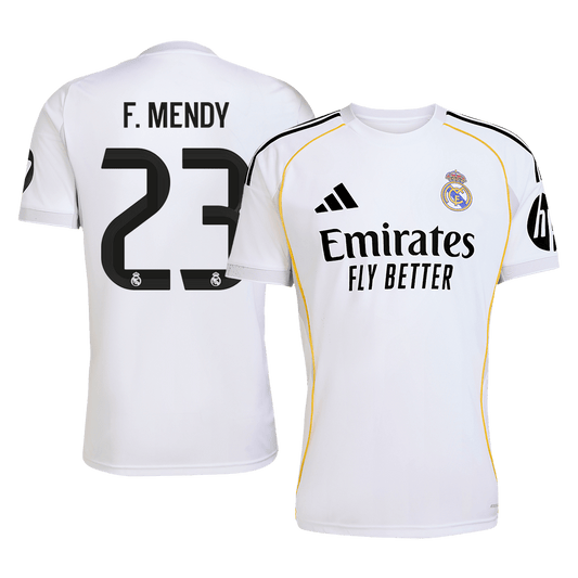 Real Madrid 2025/26 Koti Pelipaita Miesten F.MENDY #23