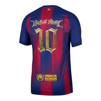 Barcelona 2025/26 Koti Pelipaita (Player Version) Miesten LAMINE YAMAL #10