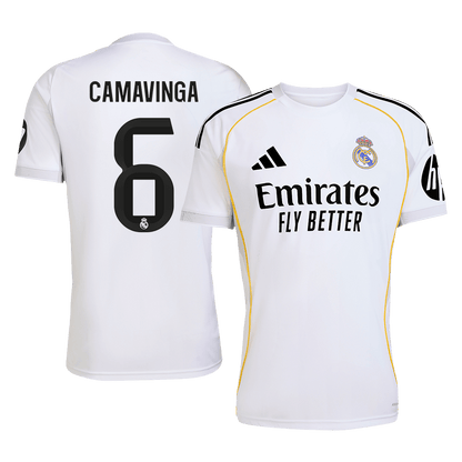 Real Madrid 2025/26 Koti Pelipaita Miesten CAMAVINGA #6