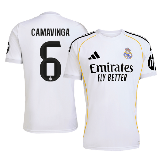 Real Madrid 2025/26 Koti Pelipaita Miesten CAMAVINGA #6