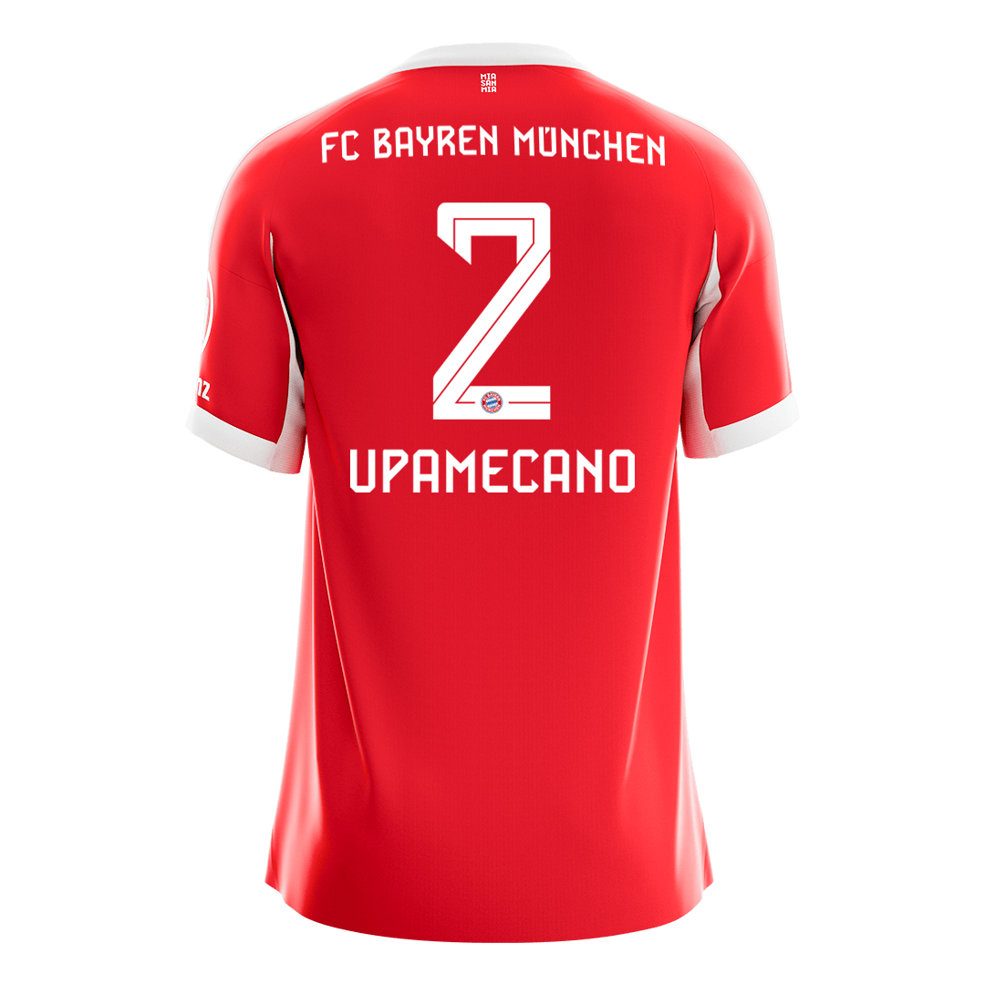 Bayern Munich 2025/26 Koti Pelipaita Miesten UPAMECANO #2 [PREMIUM]