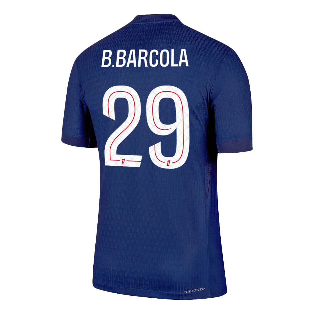 PSG 2025/26 Koti Pelipaita (Player Version) Miesten B.BARCOLA #29