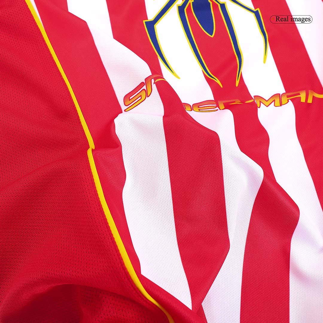 Atletico Madrid 2004/05 Koti Retro-pelipaita Miesten
