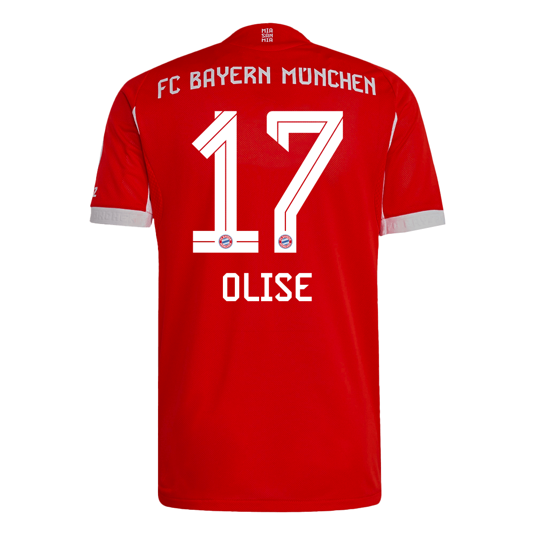 Bayern Munich 2025/26 Koti Pelipaita (Player Version) Miesten OLISE #17
