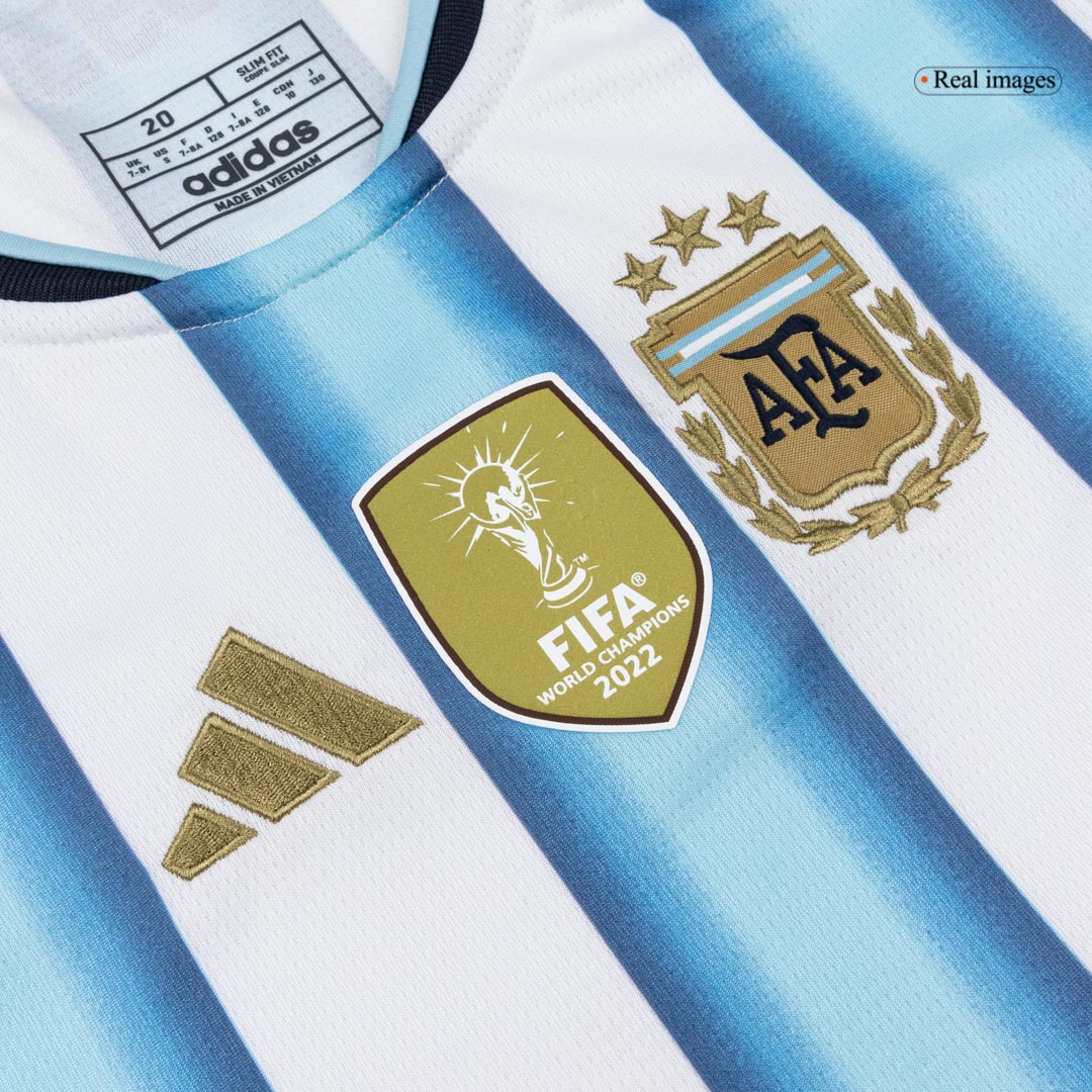 Argentina World Cup 2026 Koti Pelipaitasetti Lasten J.ÁLVAREZ #9 [PREMIUM]