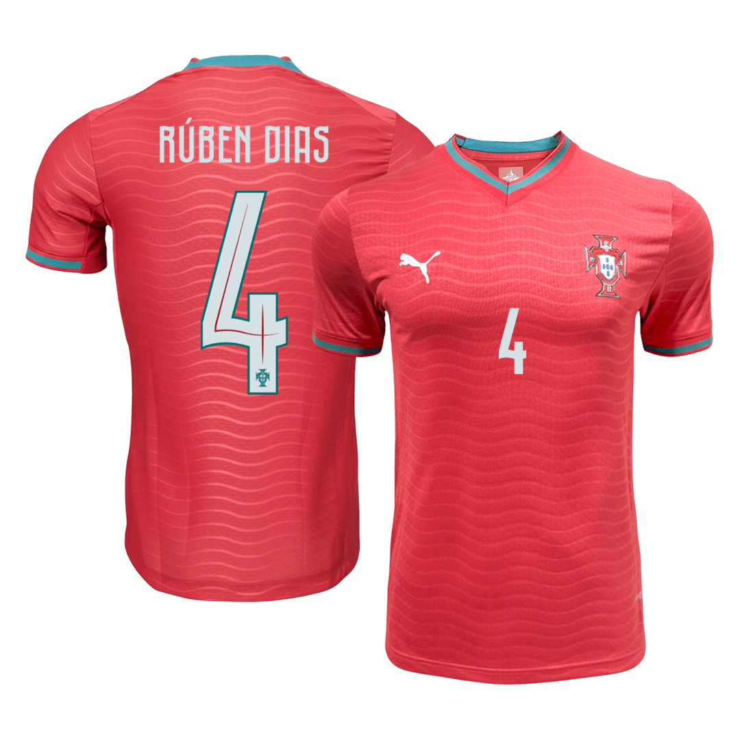 Portugal World Cup 2026 Koti Pelipaita (Player Version) Miesten RÚBEN DIAS #4