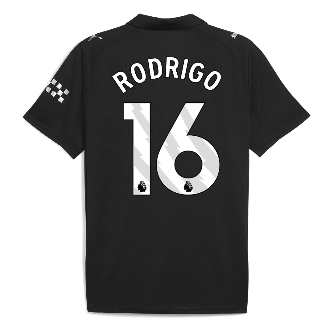 Manchester City 2025/26 Vieras Pelipaita Miesten RODRIGO #16