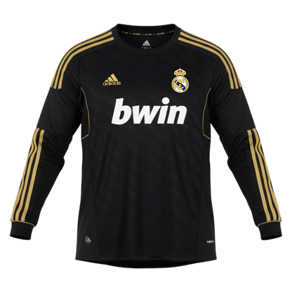 Real Madrid 2011/12 Vieras Pitkähihainen Retro-pelipaita Miesten