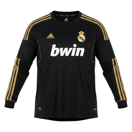 Real Madrid 2011/12 Vieras Pitkähihainen Retro-pelipaita Miesten