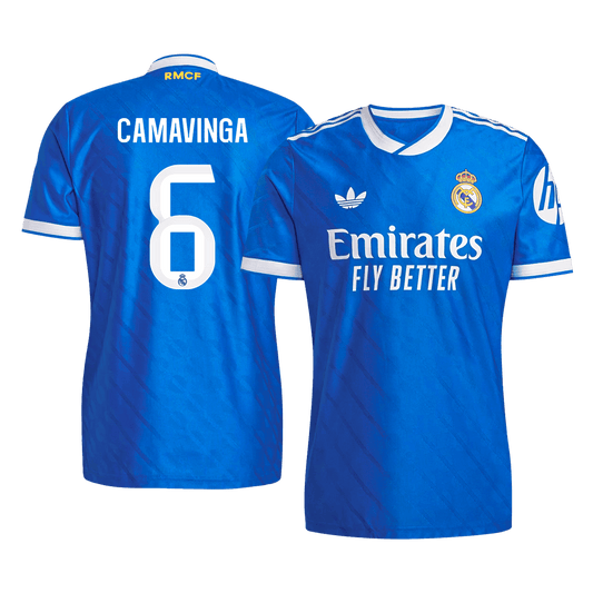 Real Madrid 2025/26 Kolmas Pelipaita (Player Version) Miesten CAMAVINGA #6