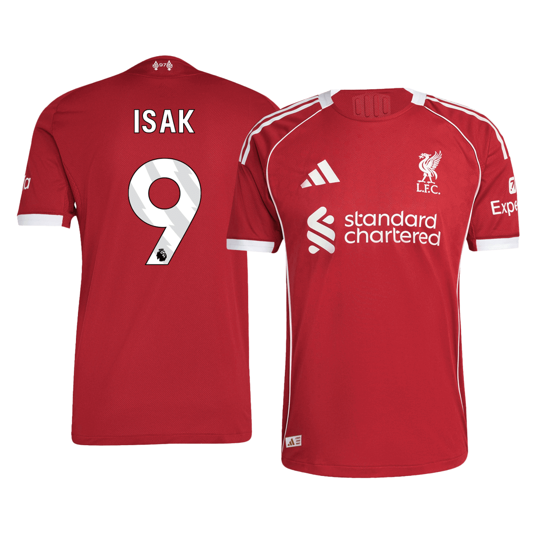 Liverpool 2025/26 Koti Pelipaita (Player Version) Miesten ISAK #9