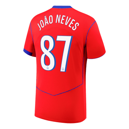 PSG 2025/26 Kolmas Pelipaita Miesten JOÃO NEVES #87