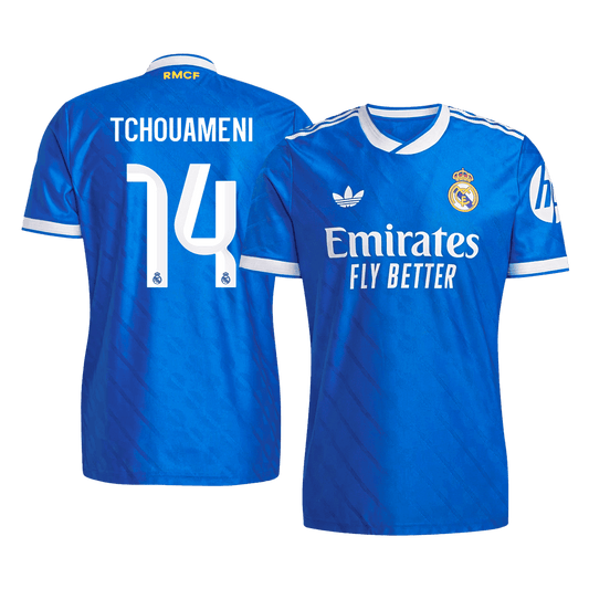 Real Madrid 2025/26 Kolmas Pelipaita (Player Version) Miesten TCHOUAMENI #14