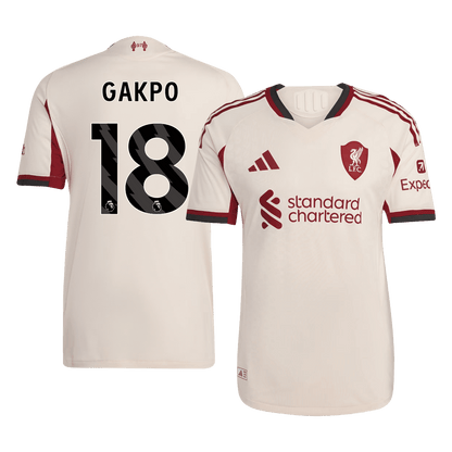 Liverpool 2025/26 Vieras Pelipaita (Player Version) Miesten GAKPO #18