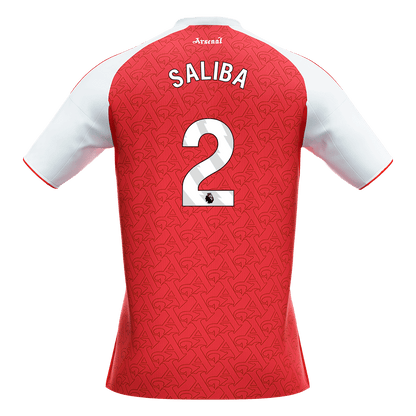Arsenal 2025/26 Koti Pelipaita Miesten SALIBA #2 [PREMIUM]