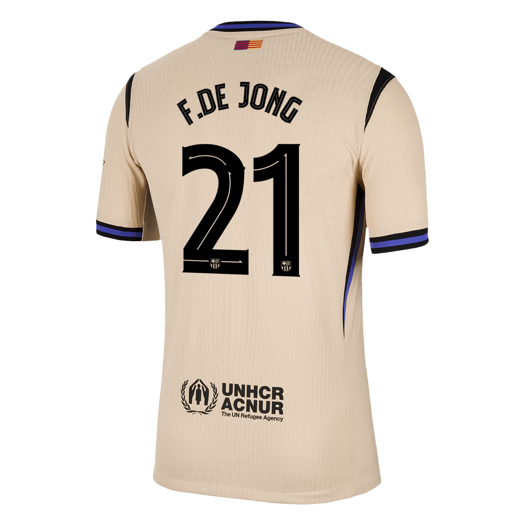 Barcelona 2025/26 UCL Vieras Pelipaita (Player Version) Miesten F.DE JONG #21