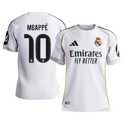Real Madrid 2025/26 Koti Pelipaita (Player Version) Miesten MBAPPÉ #10 [PREMIUM]